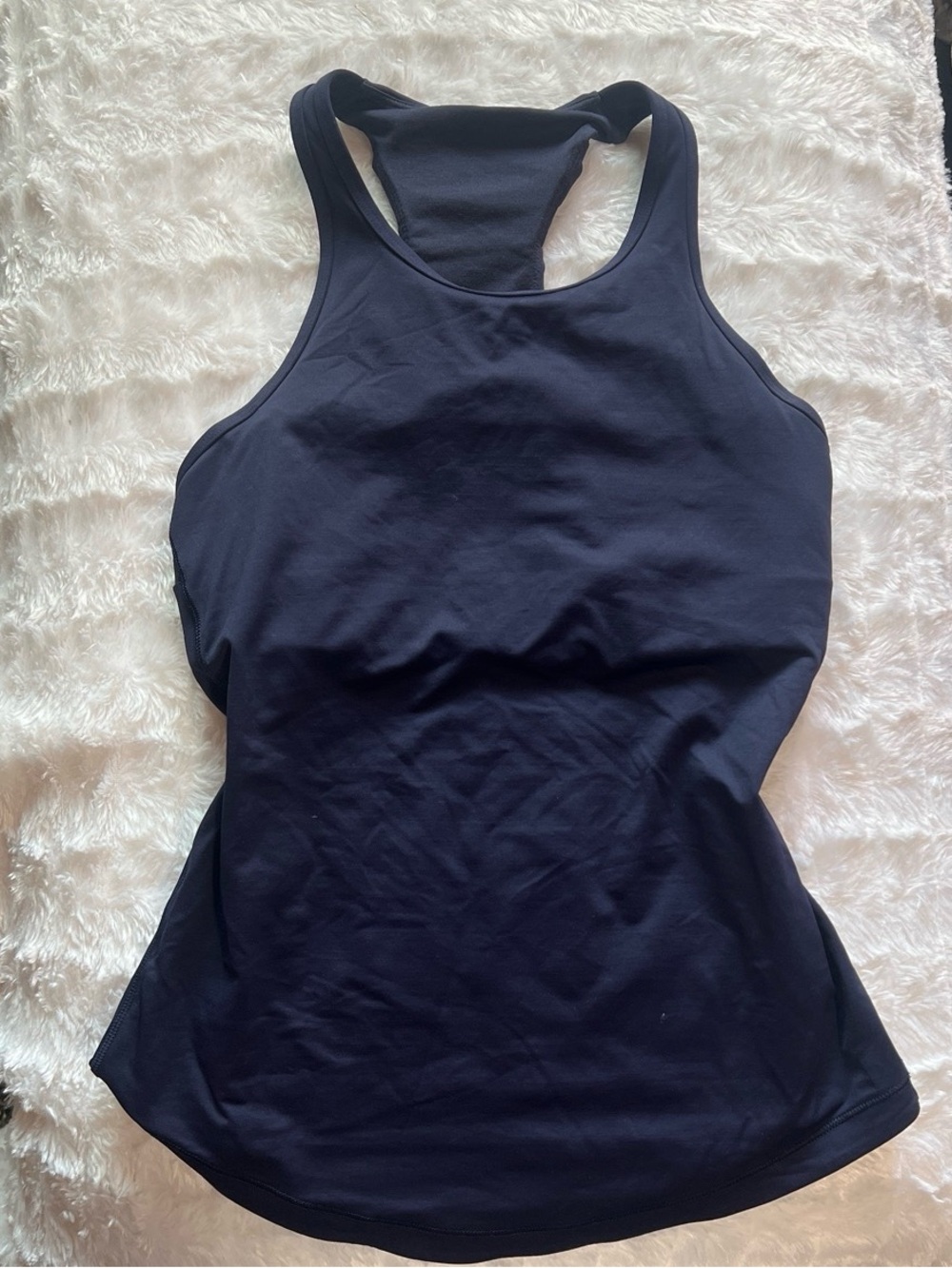 lululemon athletica Navy Racerback Performance Tank